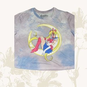 Sailor Moon Tie Dye Crop Top